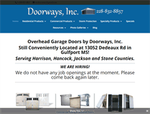 Tablet Screenshot of msdoorways.com